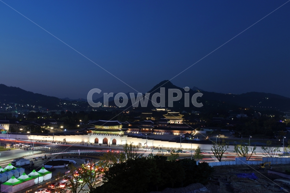 서울풍경,경복궁야경,광화문광장,서울야경,궁궐,장노출,저녁,종로,building,건물,arena,투기장,stadium,경기장