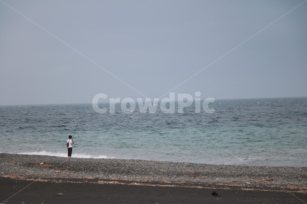 스즈오카,해변,낚시,미호노마츠바라,파도,해변,바다,beach,sea