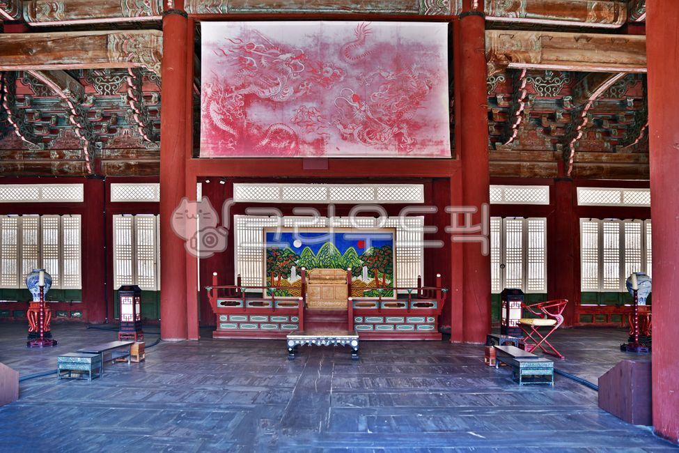 용상,어좌,일월오병봉,사정전,경복궁,궁궐,고건축