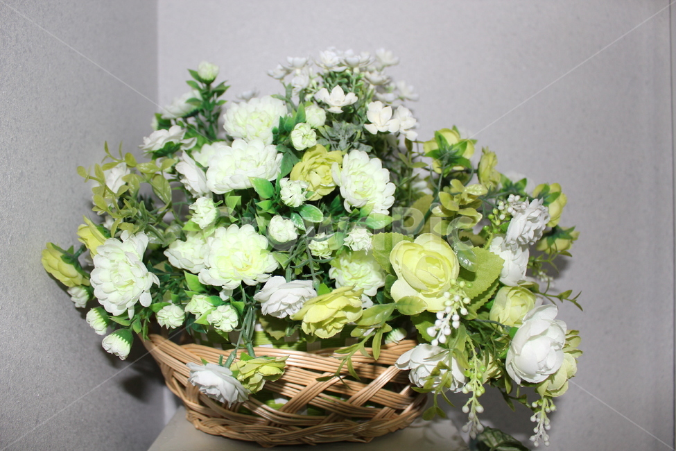 노랑색,백색,식물,바구니,꽃,flower,꽃꽂이,flowerarrangement,꽃다발