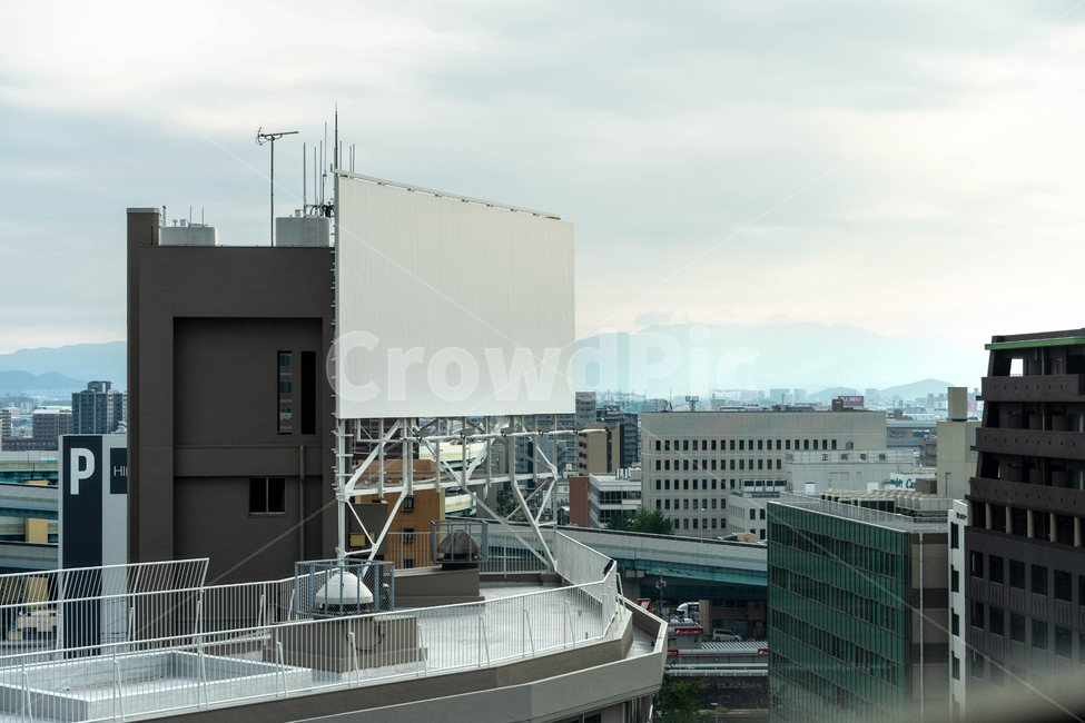 광고판,도심,건물,옥외광고,하늘