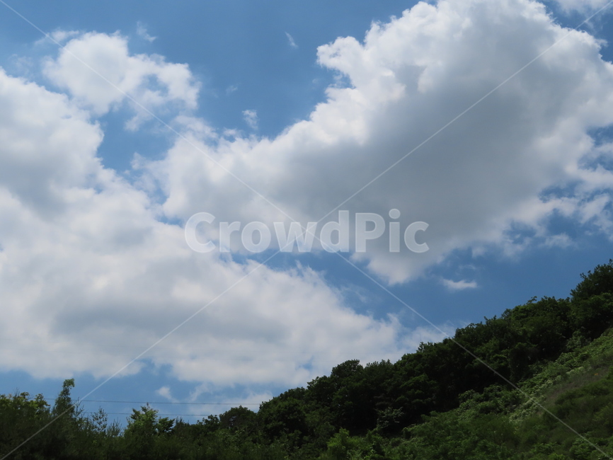 구름,하늘,언덕,흰색,파랑색,초록색,아름다움,풍경,자연,thesky,sky,white,blue,green,beauty,landscape,nature