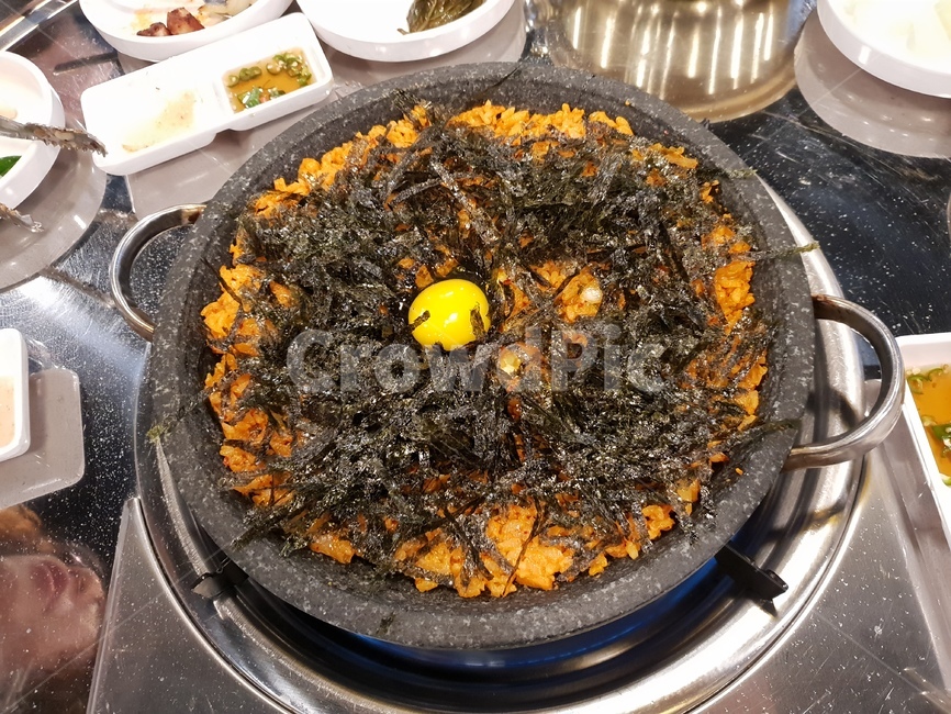 볶음밥,김,계란,먹방,김치볶음밥