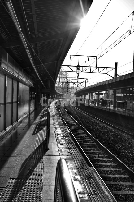 지하철,역,전철,흑백,기다림,흑백,모노톤,monochrome,black and white,교통,교통수단,traffic,transportation,railway,철도,rail,레일,train track,기찻길,train,기차,train station,기차역,vehicle,차량
