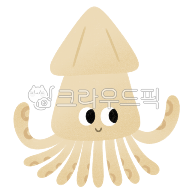 오징어,바다,해양생물,손그림,일러스트,동물그림,동물캐릭터,캐릭터,바다동물,바다캐릭터,오징어그림,캐릭터그림,바다동물그림