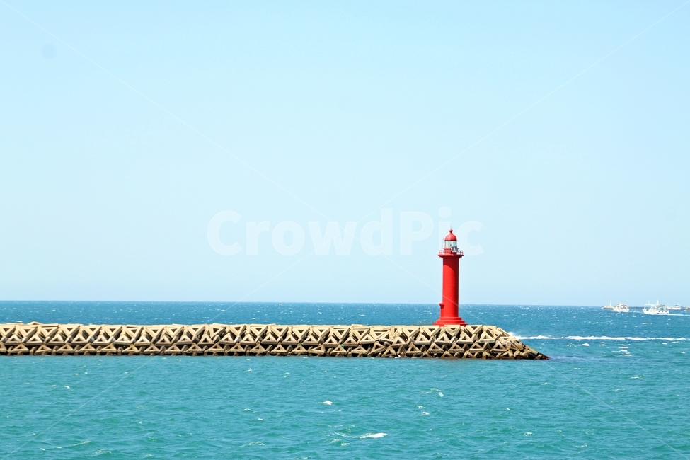 제주도,우도,바다,방파제,등대,등대,lighthouse