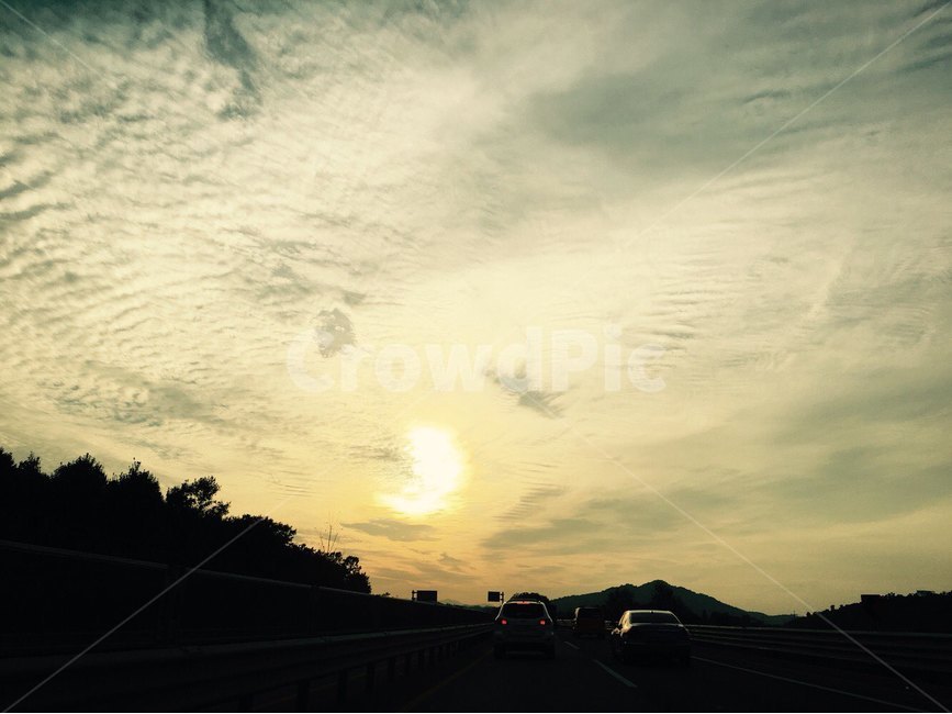 해질녘,노을,하늘,landscape,sunset,sky,교통,교통수단,traffic,transportation