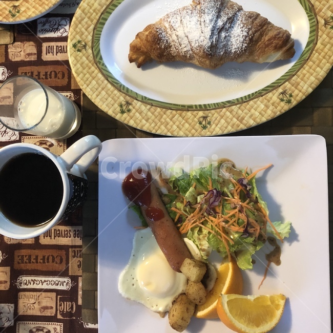 조식,아침밥,breakfast,크로와상,아침,음식,식재료,요리,food,cook,meal,dishes,food reserves
