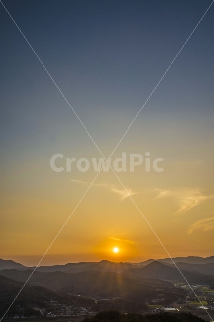 풍경,시골,노을,일몰,그라데이션,자연,풍경,nature,landscape,한국자연풍경,한국자연경관,korea nature landscape,시골,마을,country,rural,town,flare,플레어,light,빛,sunlight,햇빛,outdoors,옥외