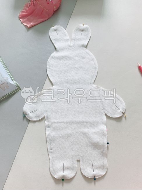 인형도안,봉제인형,시침질,바느질,인형만들기,천,토끼인형
