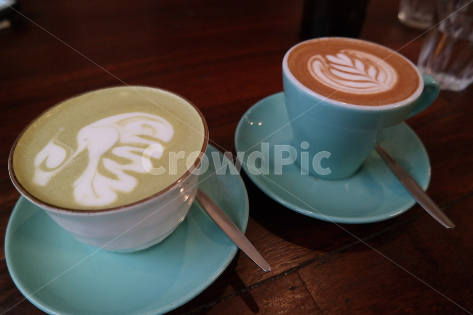 라떼,컵,카페,멜버른,아트,아떼아트,latteart,하트,백조,스완,스푼