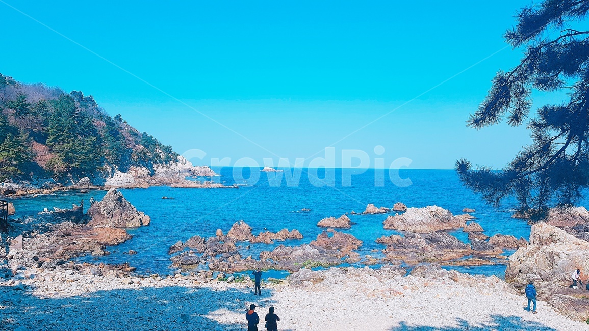 바다,바위,해변,해수욕장,여름,산뜻,산뜻함,시원,시원함,파랑,하늘,동해,동해바다,물