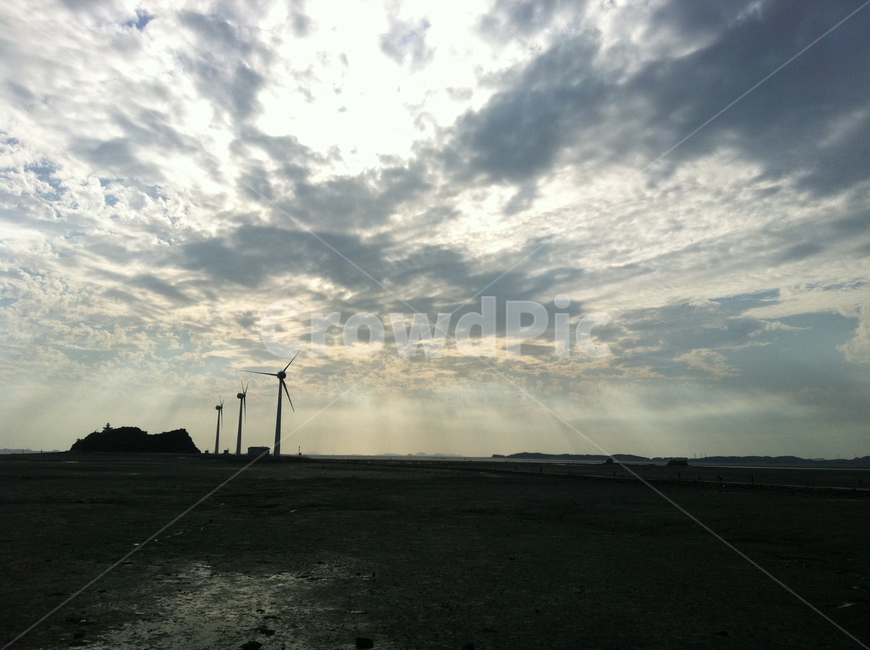 서해안,햇빛,서해,바다,바닷가,해변,구름,빛,섬,자연,풍경,nature,landscape,산업,industry,industrial,에너지산업,energy industry