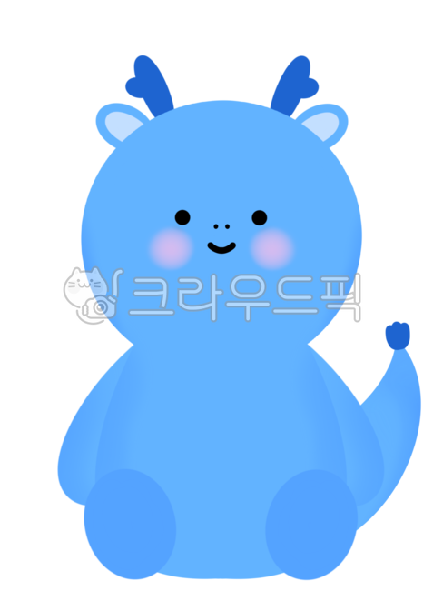 청룡,갑진년,푸른용,파란색용,2024년띠,2024년12간지,2024년일러스트,2024년청룡일러스트,2024년설날,용일러스트,청룡일러스트