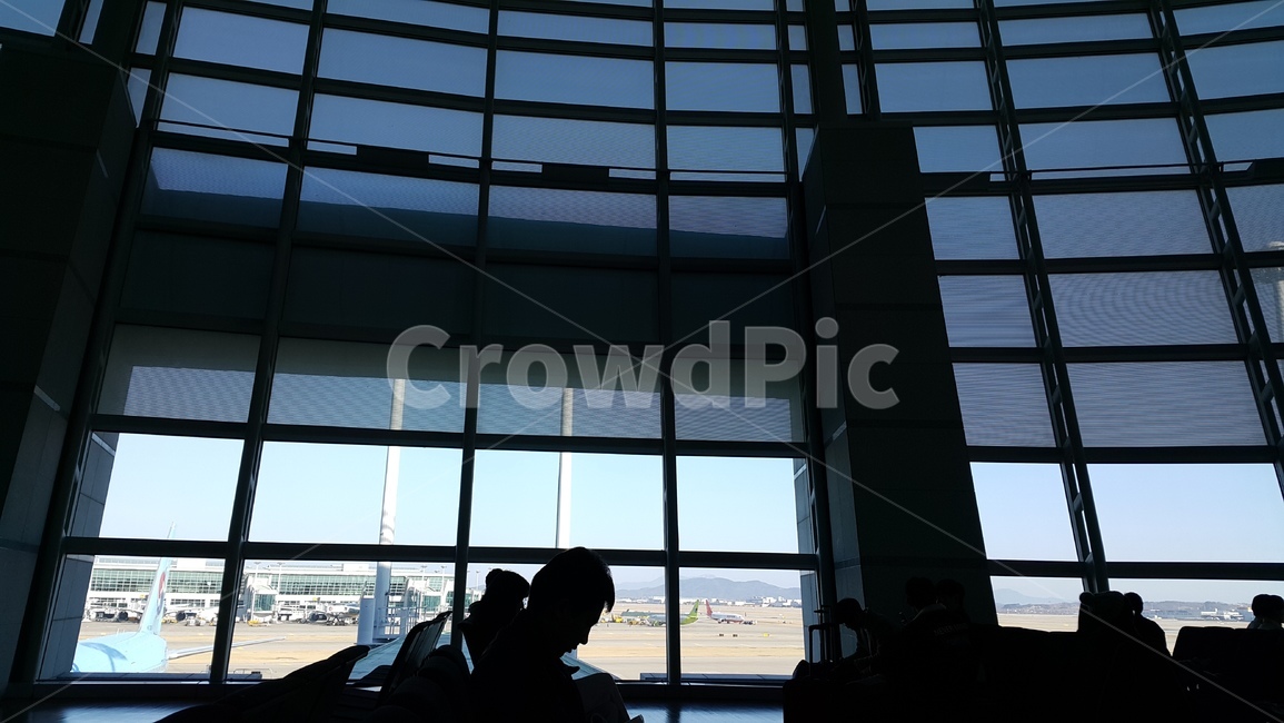 공항,여행,인천,풍경,비행기,건물