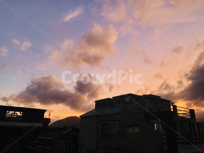 하늘,노을,날씨,sky,옥외,nature,weather,자연