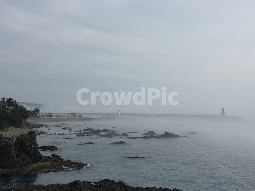 바다,안개,등대,sea,fog