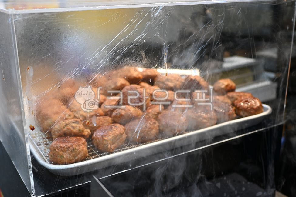 떡갈비,시장음식,시장,고기,반찬,한국음식,전통음식,동그랑땡,food