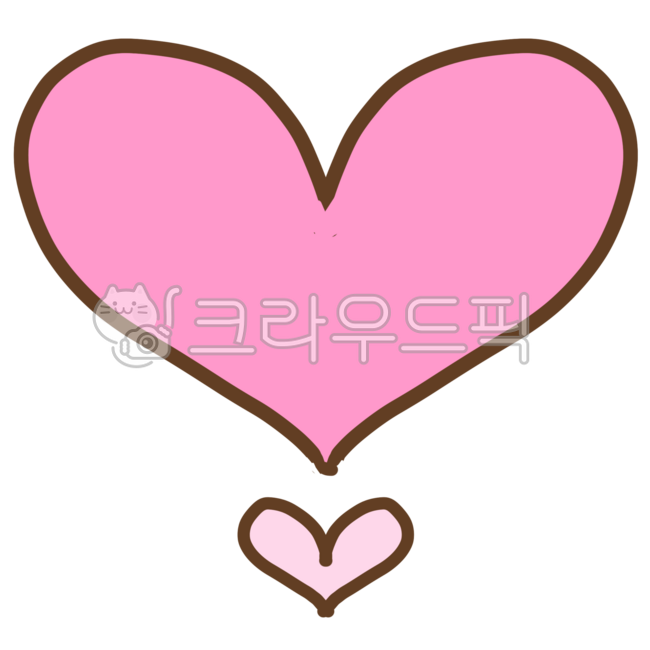 하트,핑크하트,사랑,하트장식,연분홍하트