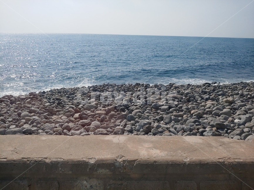 바다,해안,수평선,돌,자갈,해안선,자연,풍경,nature,landscape