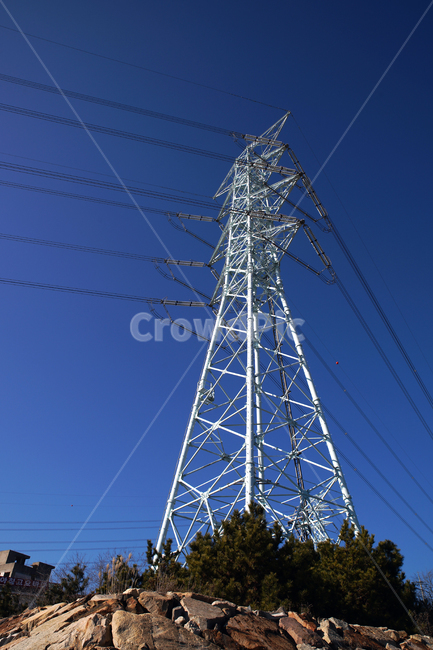 철탑,송전탑,선재도,목데미뿌리,해안,에너지,에너지산업,energy industry