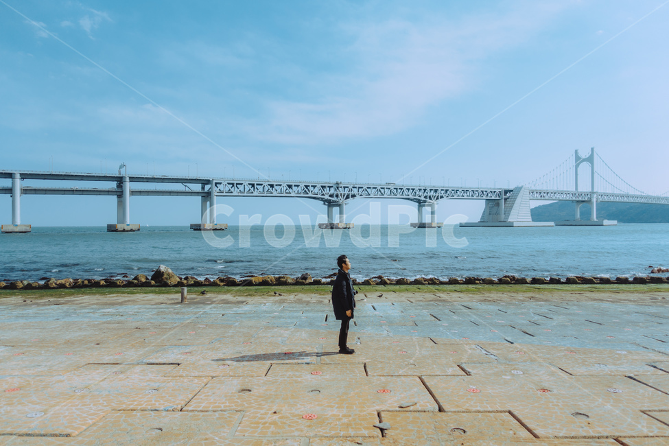 광안리,수변공원,부산,여행,바다