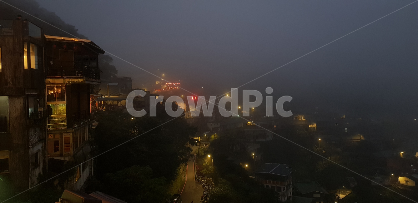 대만,대만마을,야경,대만야경,대만안개,타이완,taiwan,밤,nightview