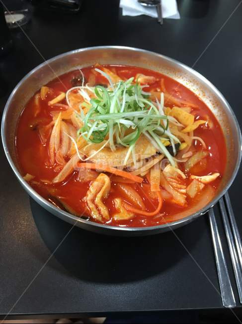 얼큰,파채,짬뽕,중화요리,국물