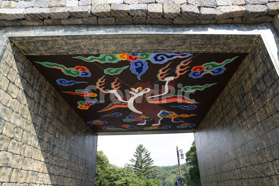 공산성,세계문화유산,웅진성,백제산성,천정벽화,단청,국민관광지,쌍수산성,하늘,건축물,성