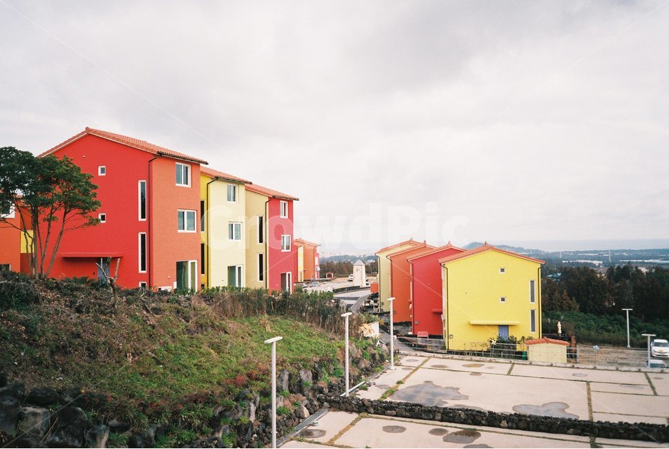 building,건물,neighborhood,이웃,어반,urban,스위스마을,스위스,조천스위스마을,제주도,구름,건축물