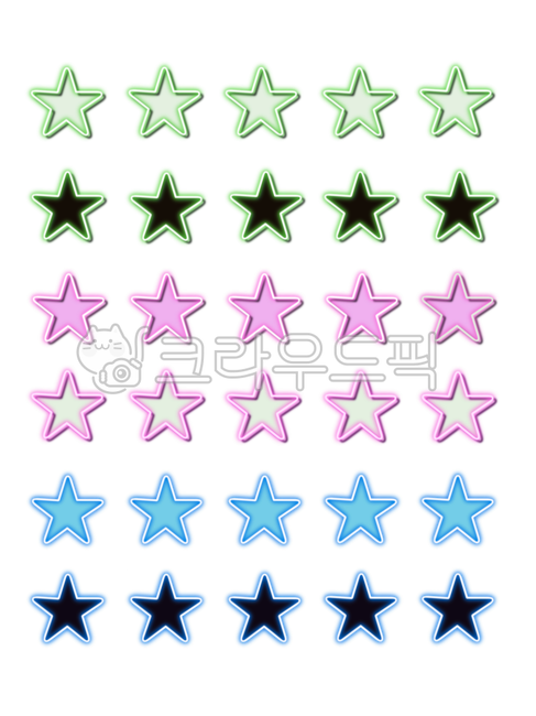 sparkle,Nukki,star,neon,star illustration,sticker,Good Note,star shape,star png,point,important,diary,star sticker,illustration,shiny,Dakkuyong,graphic