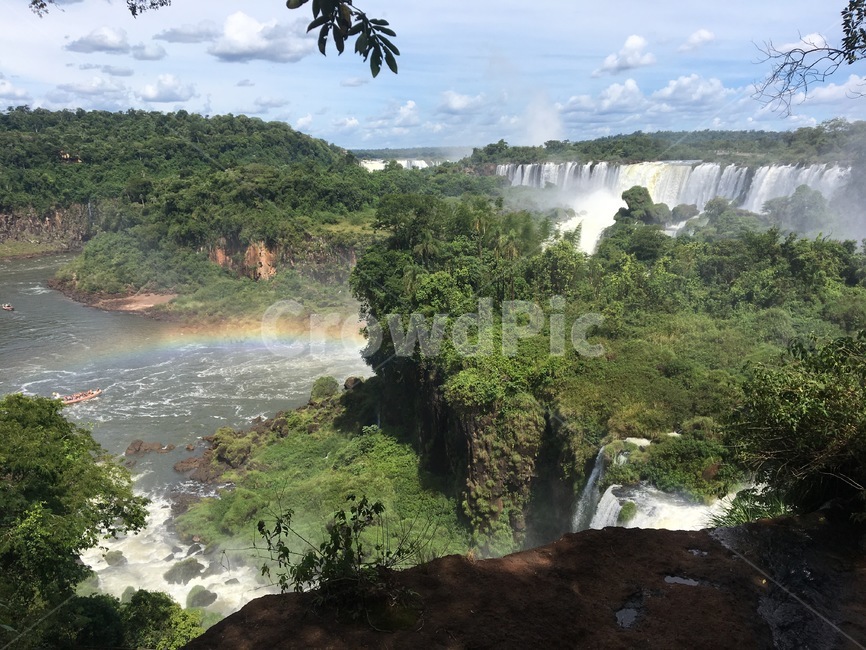 폭포,이구아수,이과수,무지개,자연,남미,outdoors,waterfall