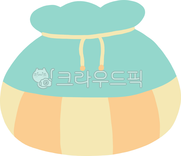 새해,명절,복주머니,주머니,스티커,장식