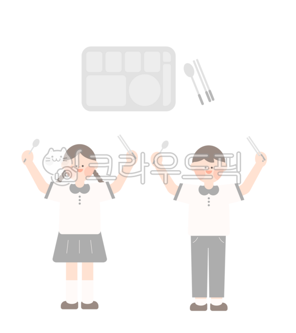 Meal time,student,plate,lunch time,middle school student,high school student,girl,boy,spoon,chopsticks,meal,lunch,meal,person,school meal,illustration,character,school lunch,meal,food,schoolmeal