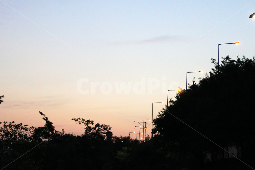 하늘,노을,가로등,불빛,감성,sky,sunset,streetlamp,streetlight,light,beam,sensitivity