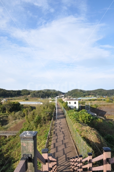 구름,하늘,가을,계단,풍경,시골,마을,풍경,landscape,country,rural,town