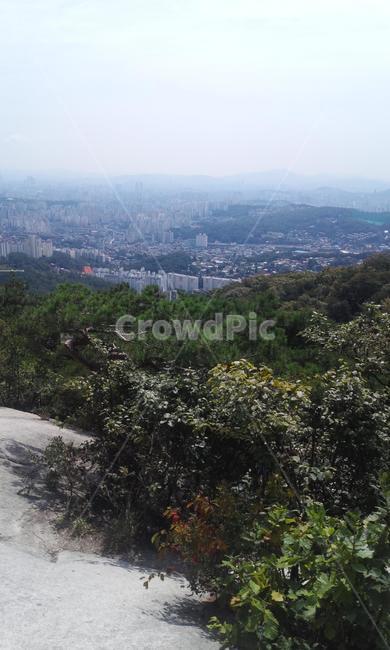 산,풍경,하늘,아파트,등산,정상