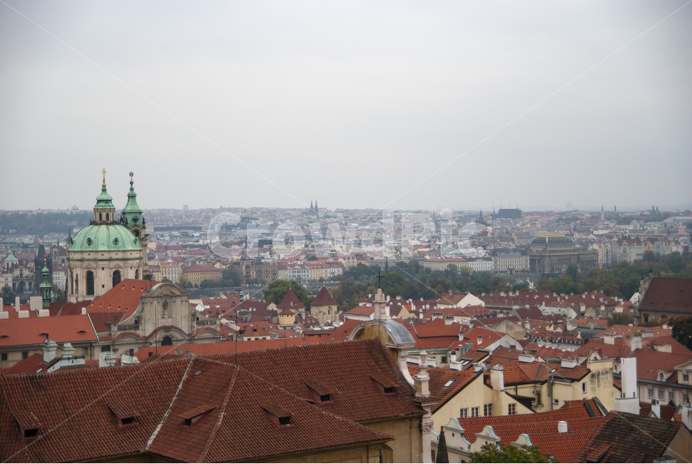 프라하,시내전경,프라하전경,프라하지붕,빨간지붕,praha,체코