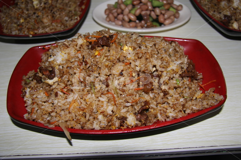 중국,단동,음식점,식당,볶은밥