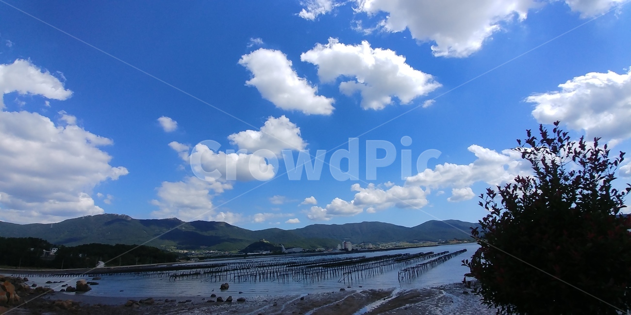 풍경,하늘,구름,자연,바다,양식장,자연,풍경,nature,landscape,weather,날씨,outdoors,옥외,cumulus,적운,sky,cloud,azure sky,푸른 하늘