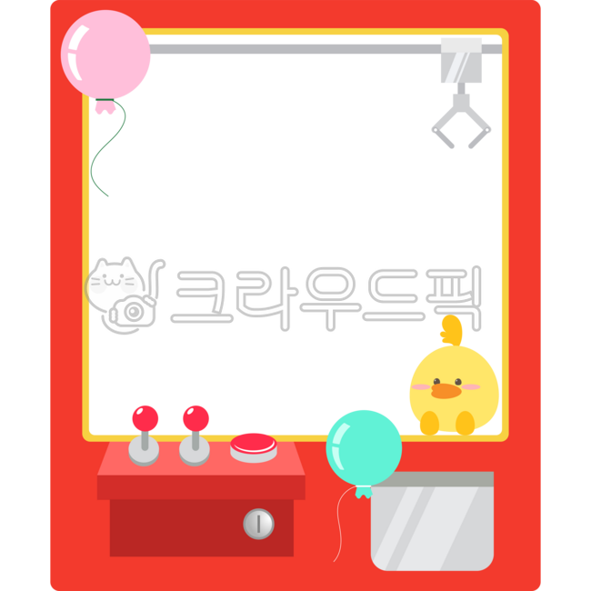 doll grabber,doll,tongs,balloon,amusement,arcade,doll grabber machine,coin,slot,illustration,red,red,frame,border,frame,doll grabber illustration,duck doll,background,background,game machine,game,photo collage,photo background,photo