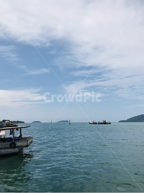 watercraft,보트,바다,선박,하늘