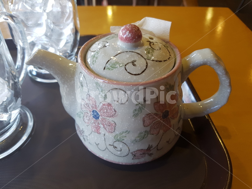 주전자,예쁜그릇,다기,티,꽃주전자