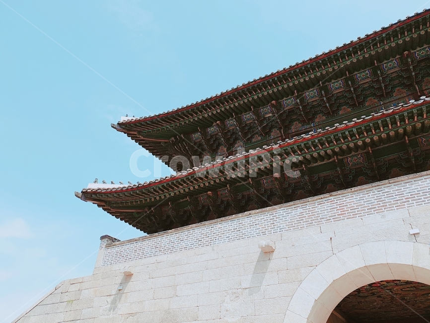 서울,숭례문,남대문,전통,기와,처마,단청,전통문화,문,유적,하늘,문화재