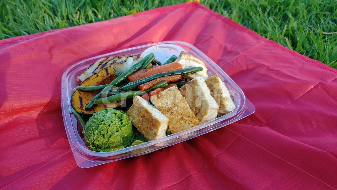 샐러드,공원,도시락,잔디,아스파라거스,단호박구이,버섯구이,다이어트식품,다이어트도시락,두부