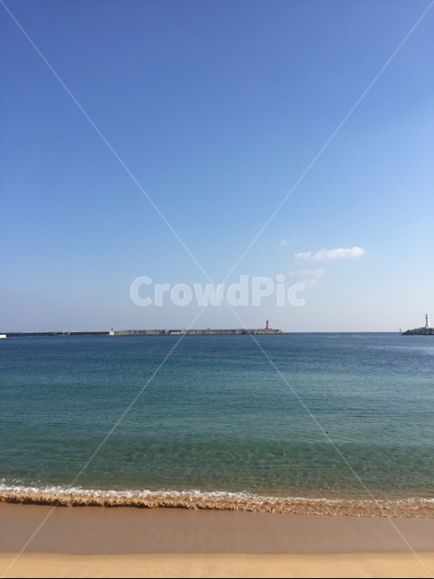 바다,파도,하늘,풍경,바위,해변,바다,beach,sea