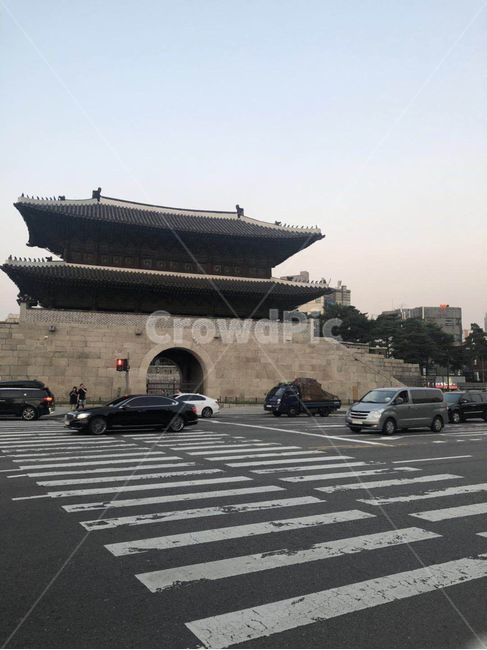 동대문,시장,도로,행단보다,흥인지문