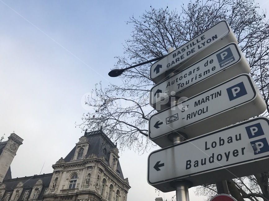 파리,paris,안내,표지판,풍경