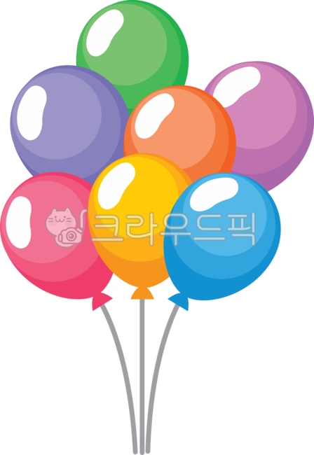 파티풍선, 풍선, 생일풍선, 색깔풍선, 빨간풍선, 사진,이미지,일러스트,캘리그라피 - jackson100작가