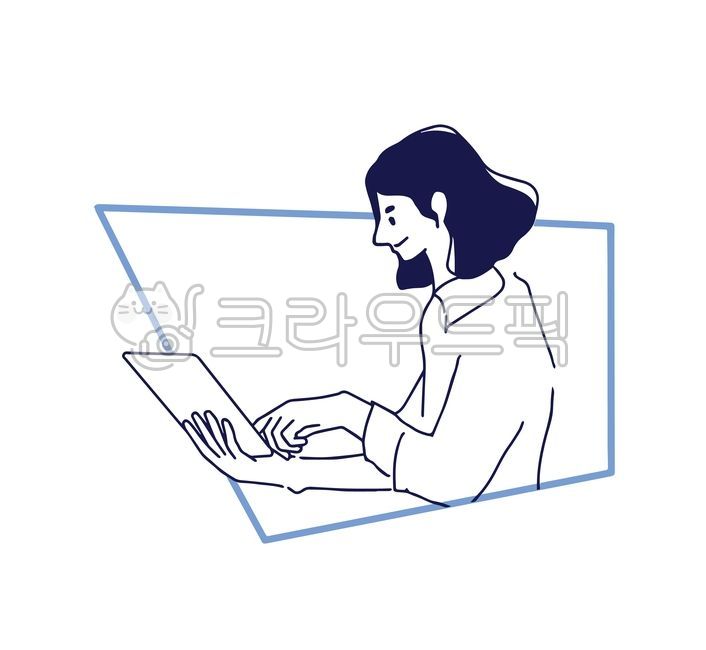 비즈니스,대학생,학생,일,직장인,회사원,사무직,대화,아이디어,미팅,회의,인물,일러스트,노트북,컴퓨터,사람,person